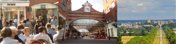 The Old Station and The Castle viewed from The Long Walk are two of Windsor’s most attractive sights The Old Station and The Castle viewed from The Long Walk are two of Windsor’s most attractive sights